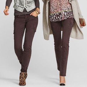 Cabi 962 Bittersweet Cargo Pants in Brown - size 8